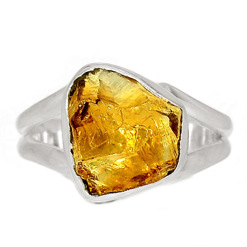 Citrine Rough Ring - CTRR736