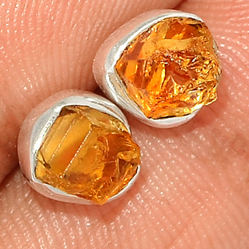 Citrine Rough Studs - CTRS102