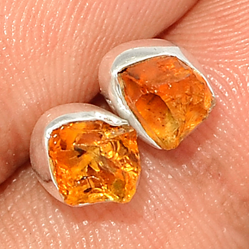 Citrine Rough Studs - CTRS105