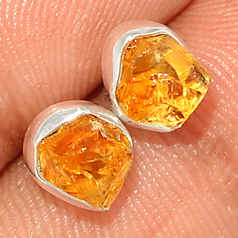 Citrine Rough Studs - CTRS107