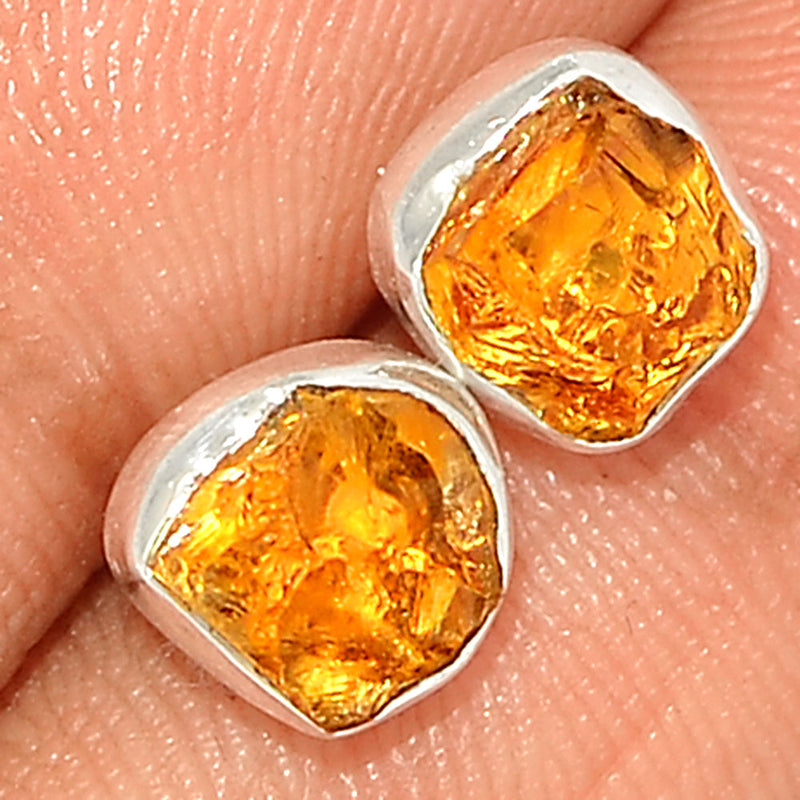 Citrine Rough Studs - CTRS108