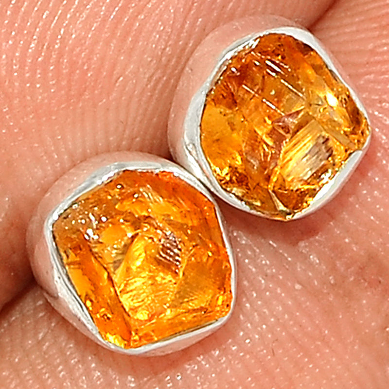 Citrine Rough Studs - CTRS109