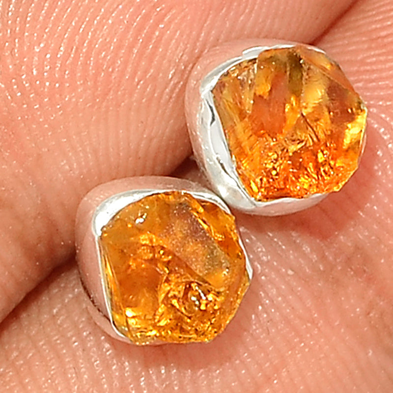 Citrine Rough Studs - CTRS111