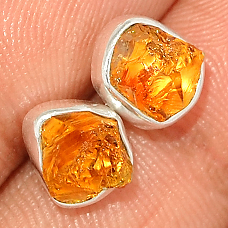 Citrine Rough Studs - CTRS113