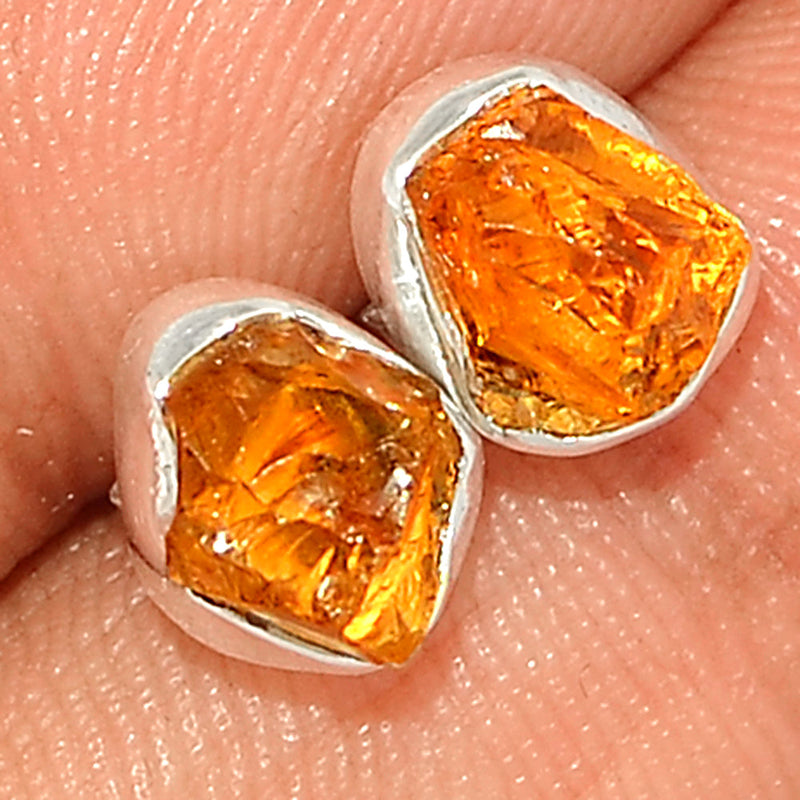 Citrine Rough Studs - CTRS117