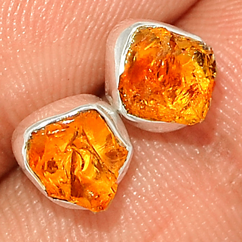 Citrine Rough Studs - CTRS118