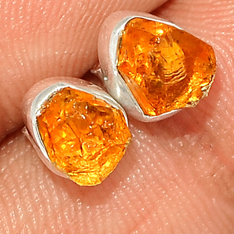 Citrine Rough Studs - CTRS120