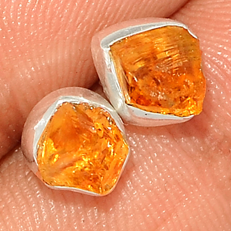 Citrine Rough Studs - CTRS122