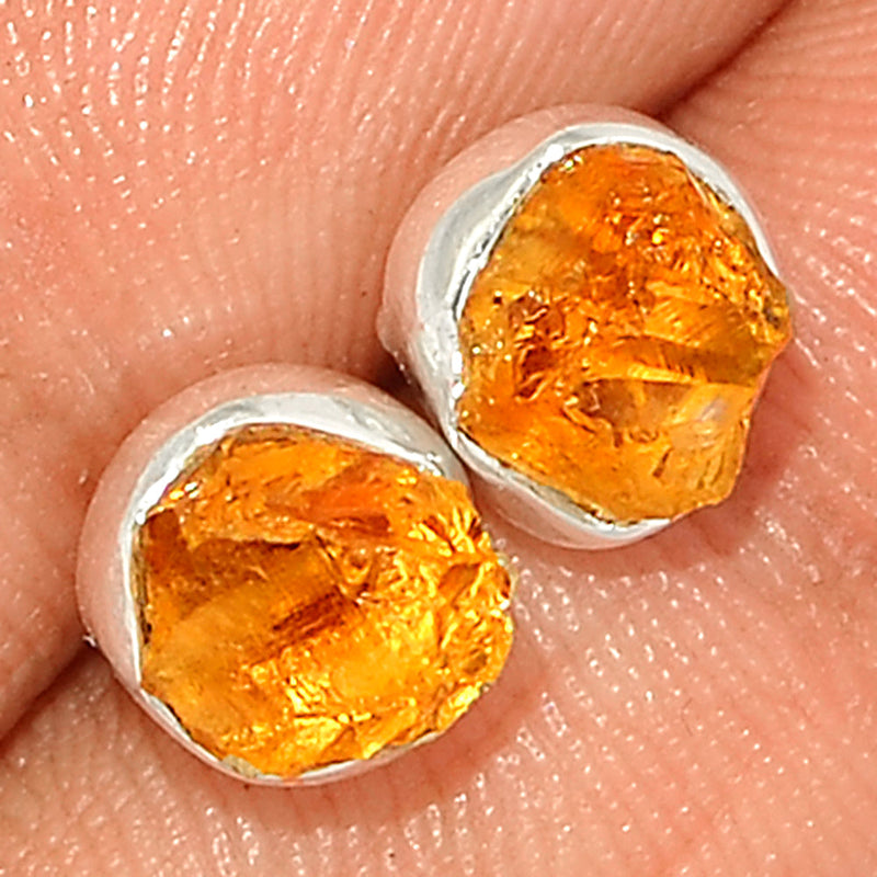 Citrine Rough Studs - CTRS127