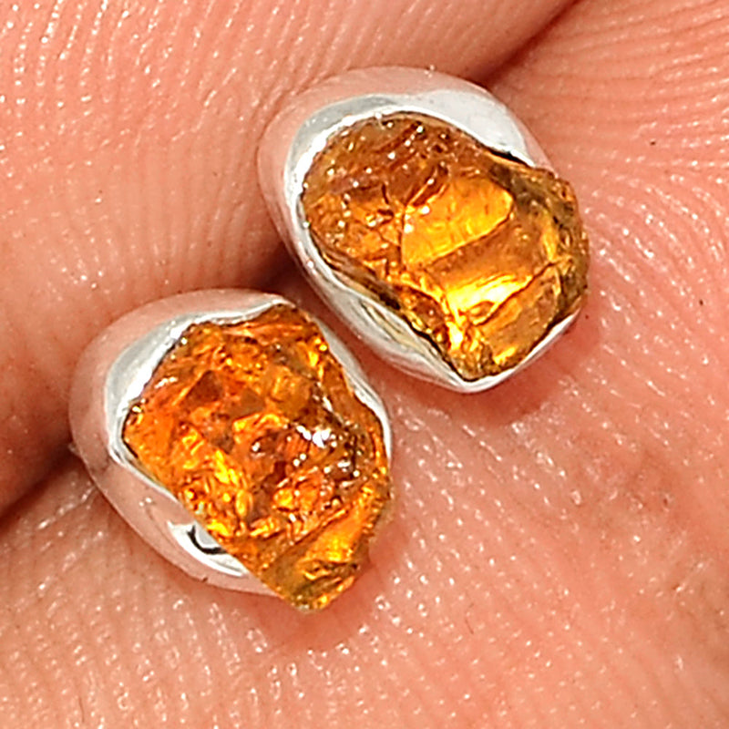 Citrine Rough Studs - CTRS129