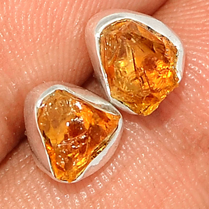 Citrine Rough Studs - CTRS130