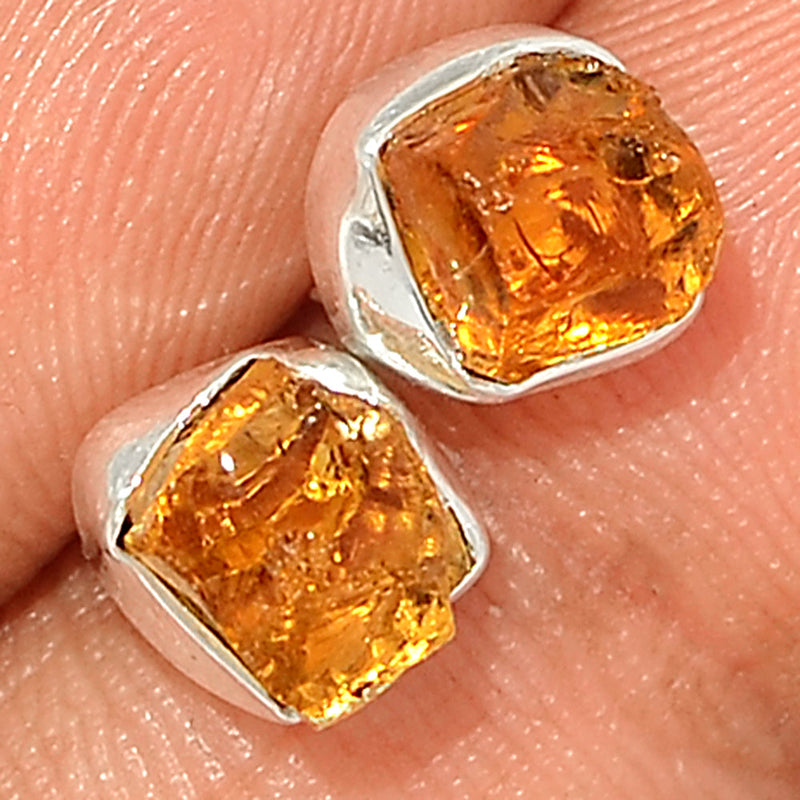 Citrine Rough Studs - CTRS91