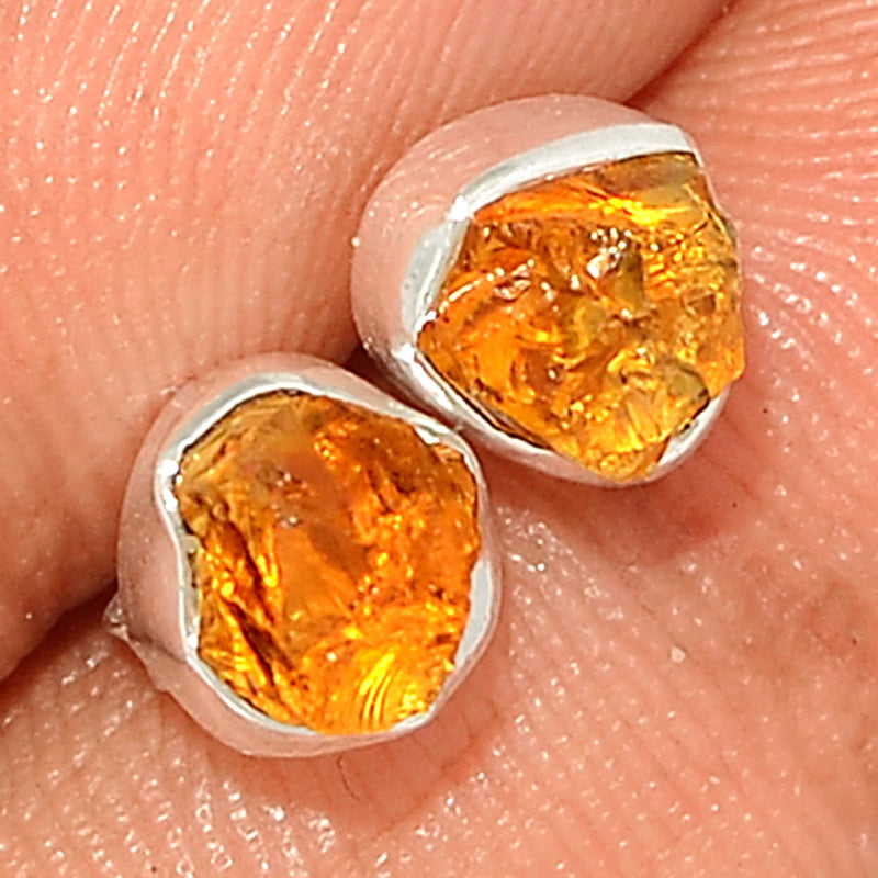 Citrine Rough Studs - CTRS92