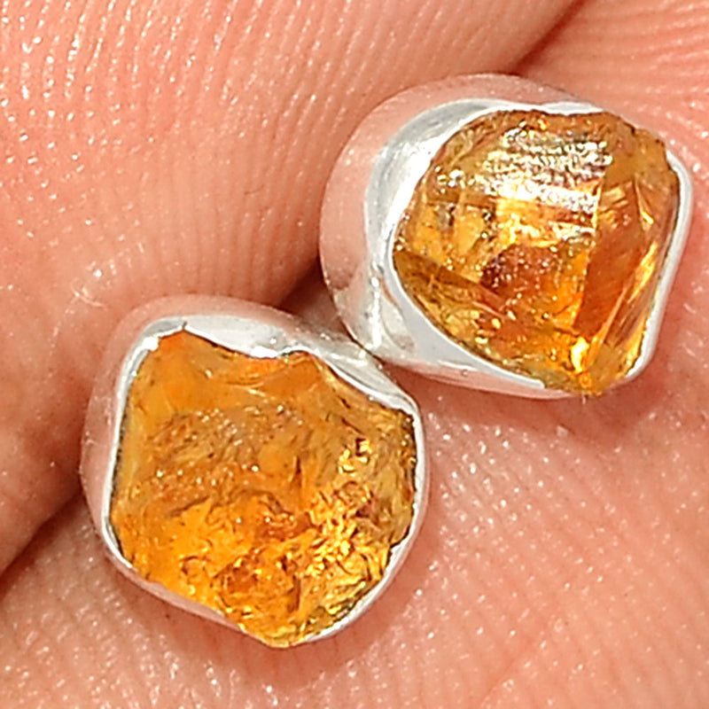 Citrine Rough Studs - CTRS94