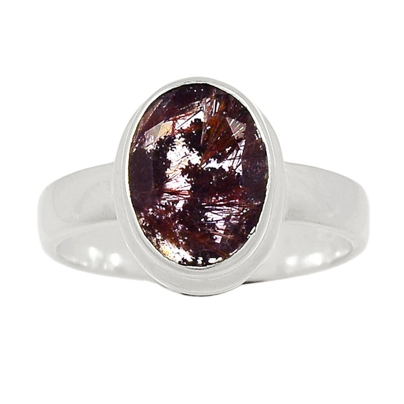 Super Seven Cacoxenite Faceted Ring - CXFR329