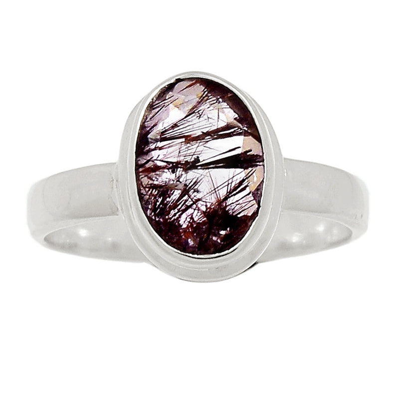 Super Seven Cacoxenite Faceted Ring - CXFR331