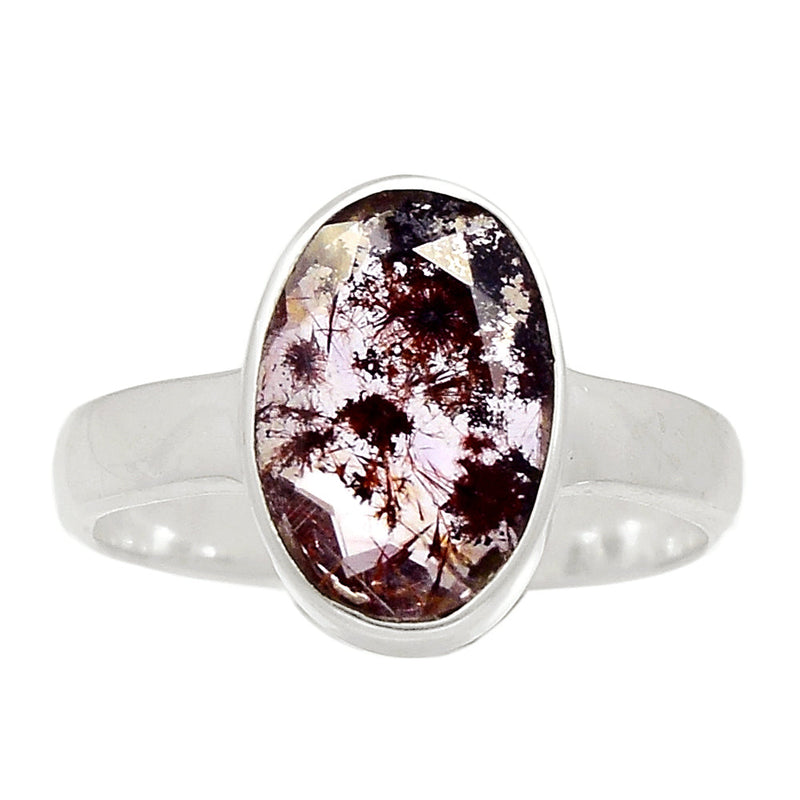 Super Seven Cacoxenite Faceted Ring - CXFR333