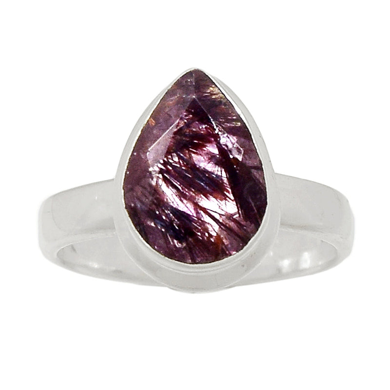 Super Seven Cacoxenite Faceted Ring - CXFR338