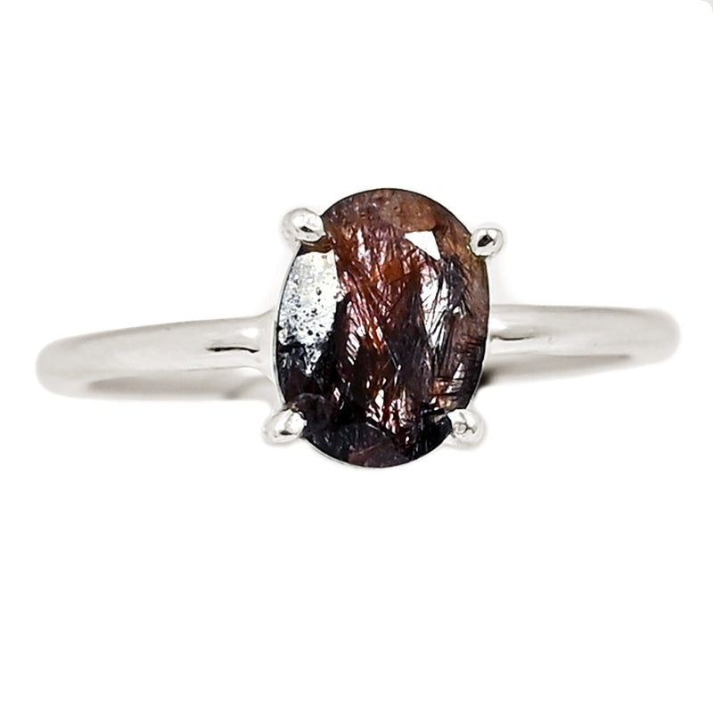 Claw - Cacoxenite Faceted Ring - CXFR513