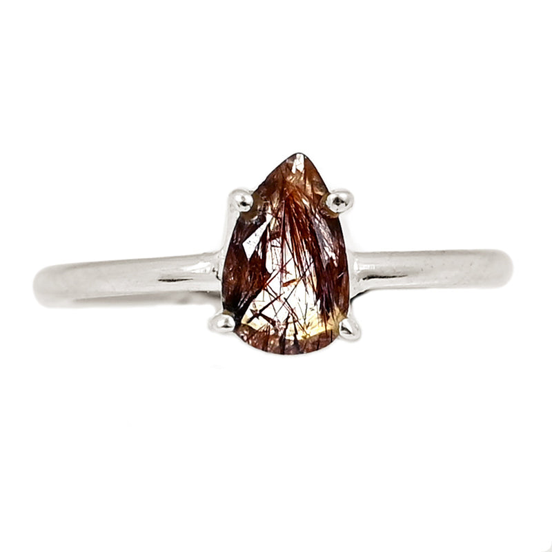 Claw - Cacoxenite Faceted Ring - CXFR517