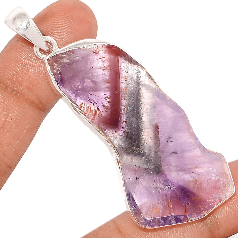 2.7" Super Seven Cacoxenite Slice Pendants - CXSP662