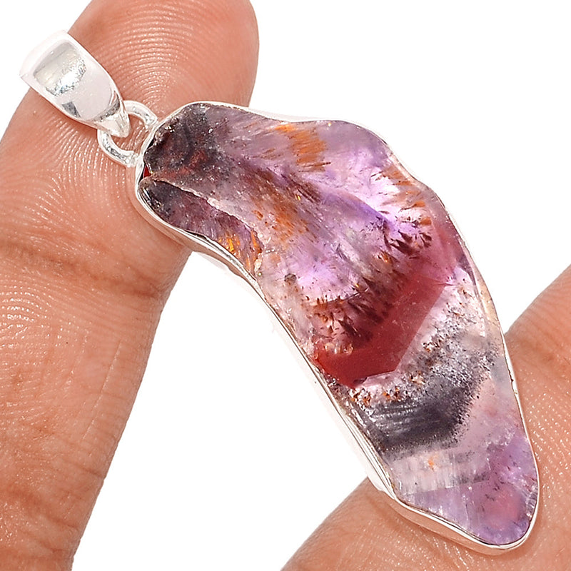 2.1" Super Seven Cacoxenite Slice Pendants - CXSP664