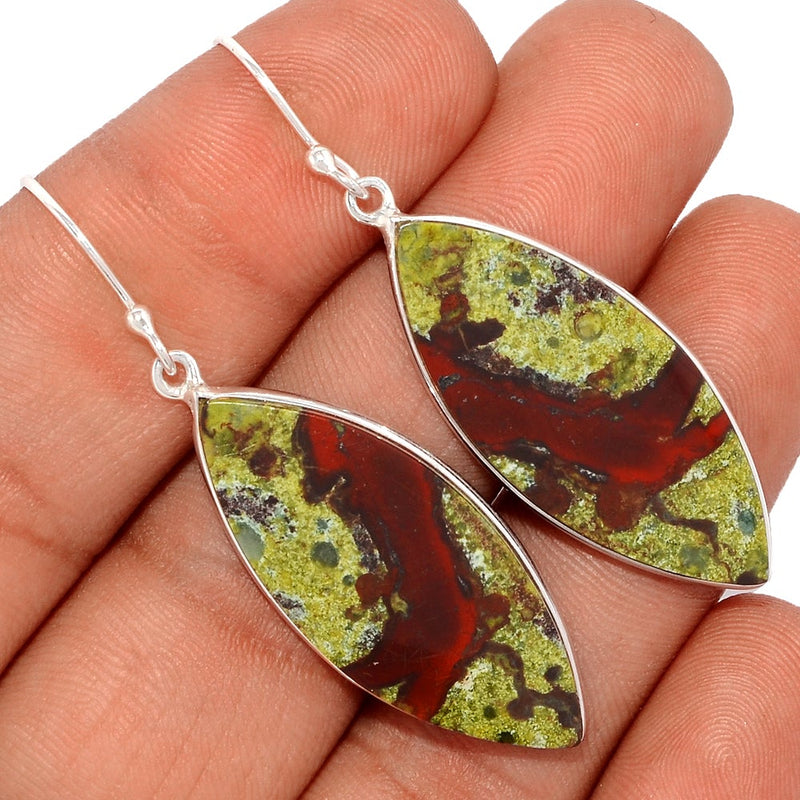 2.1" Dragon Stone Earrings - DGNE192