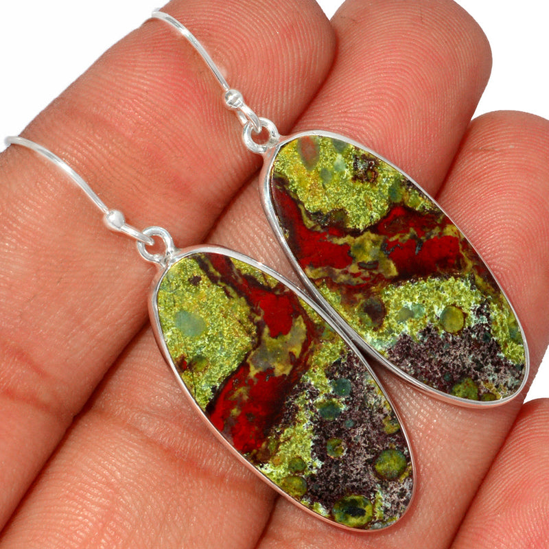 1.8" Dragon Stone Earrings - DGNE259