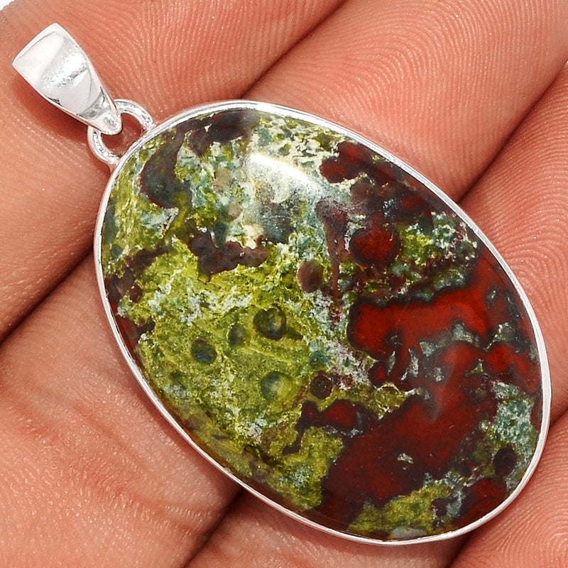1.8" Dragon Stone Pendants - DGNP395