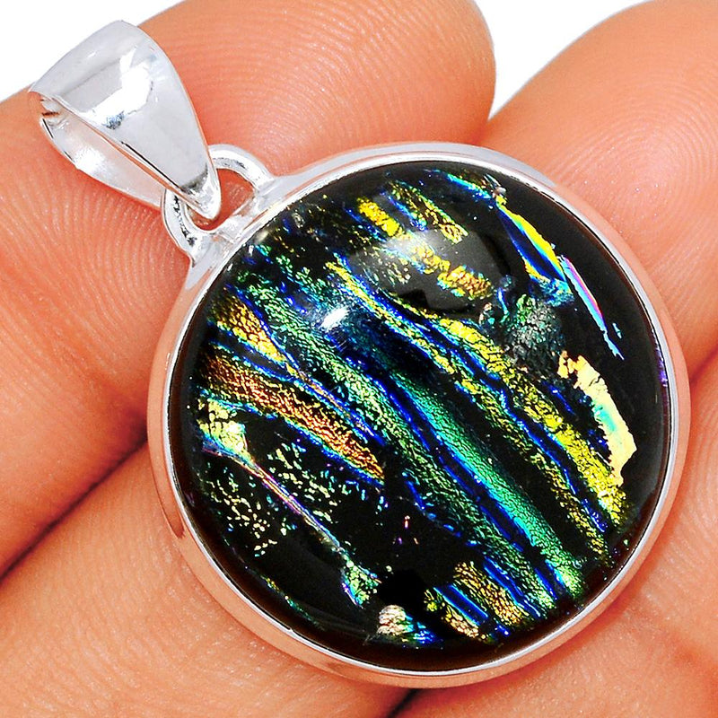 1.3" Dichroic Glass Pendants - DICP678