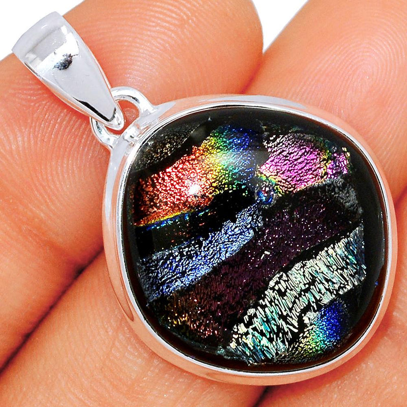 1.3" Dichroic Glass Pendants - DICP684