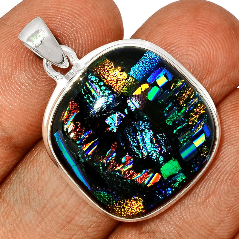 1.3" Dichroic Glass Pendants - DICP710