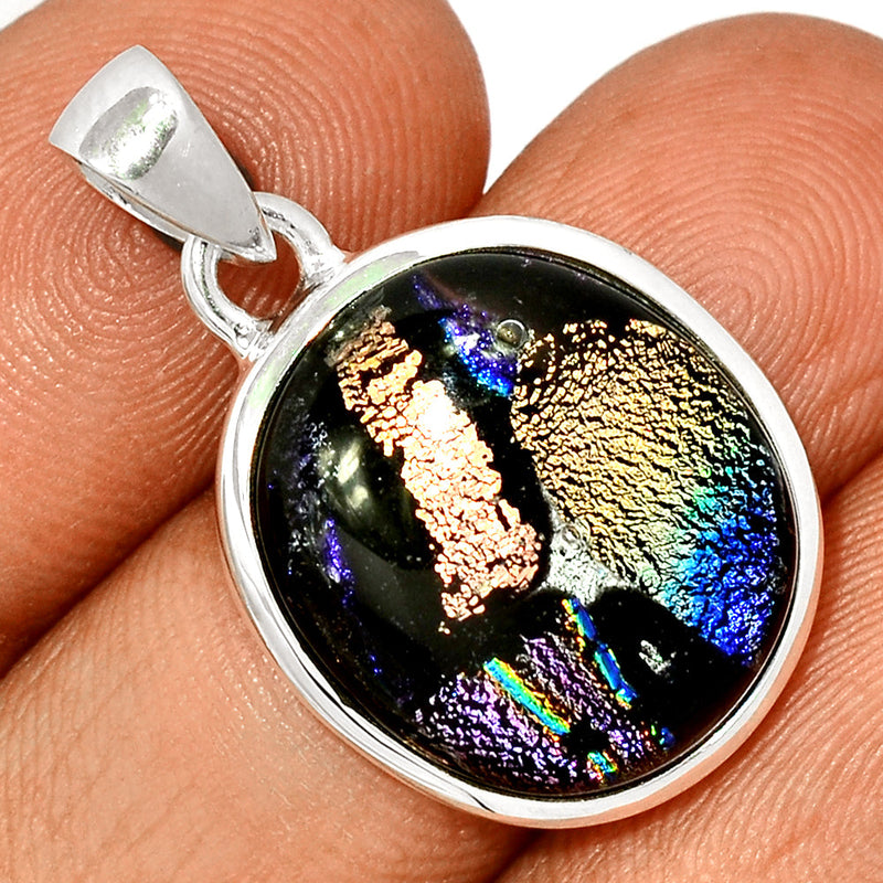 1.2" Dichroic Glass Pendants - DICP713