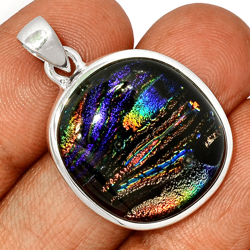 1.3" Dichroic Glass Pendants - DICP717