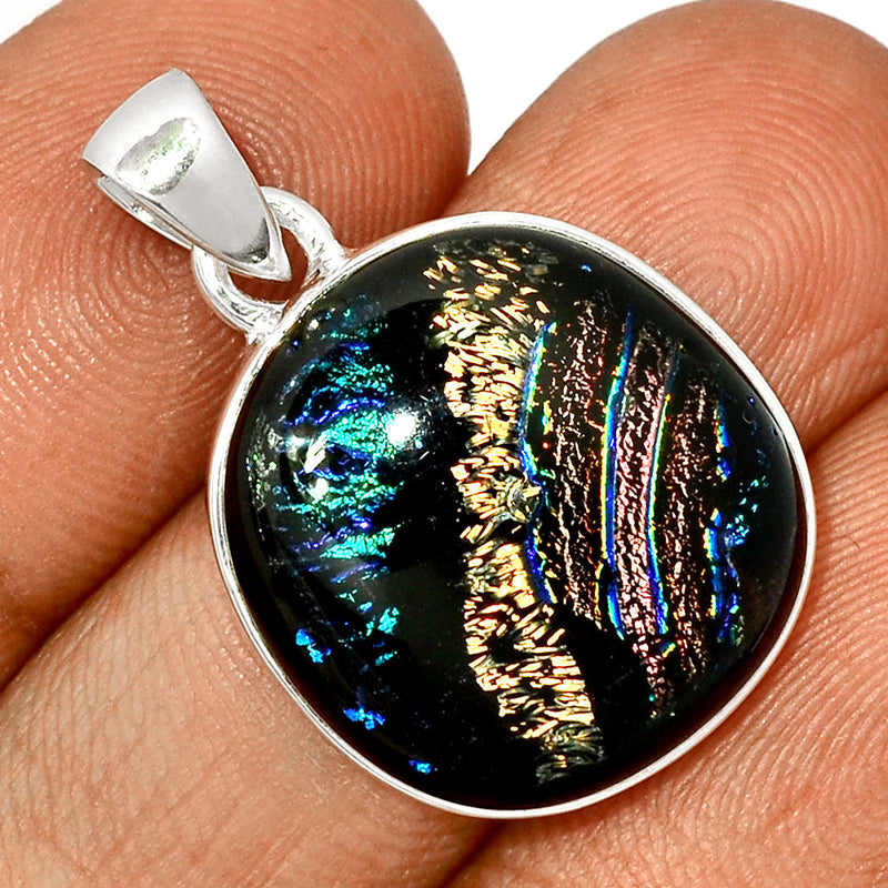 1.2" Dichroic Glass Pendants - DICP719