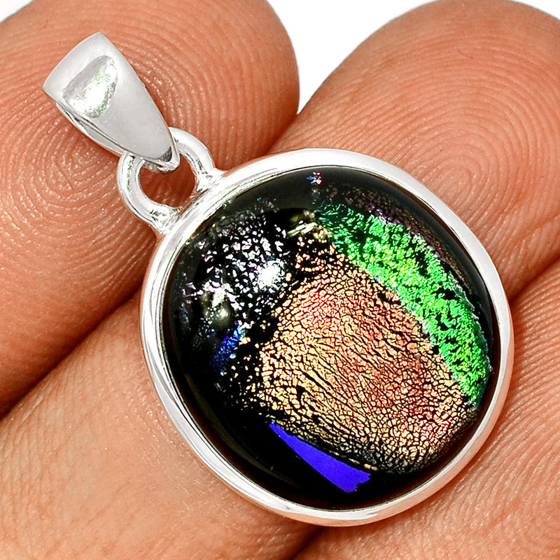 1.2" Dichroic Glass Pendants - DICP723