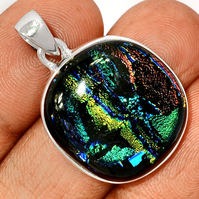 1.3" Dichroic Glass Pendants - DICP729