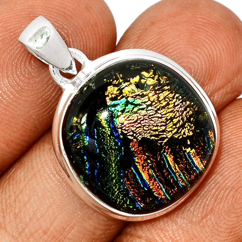 1.2" Dichroic Glass Pendants - DICP739