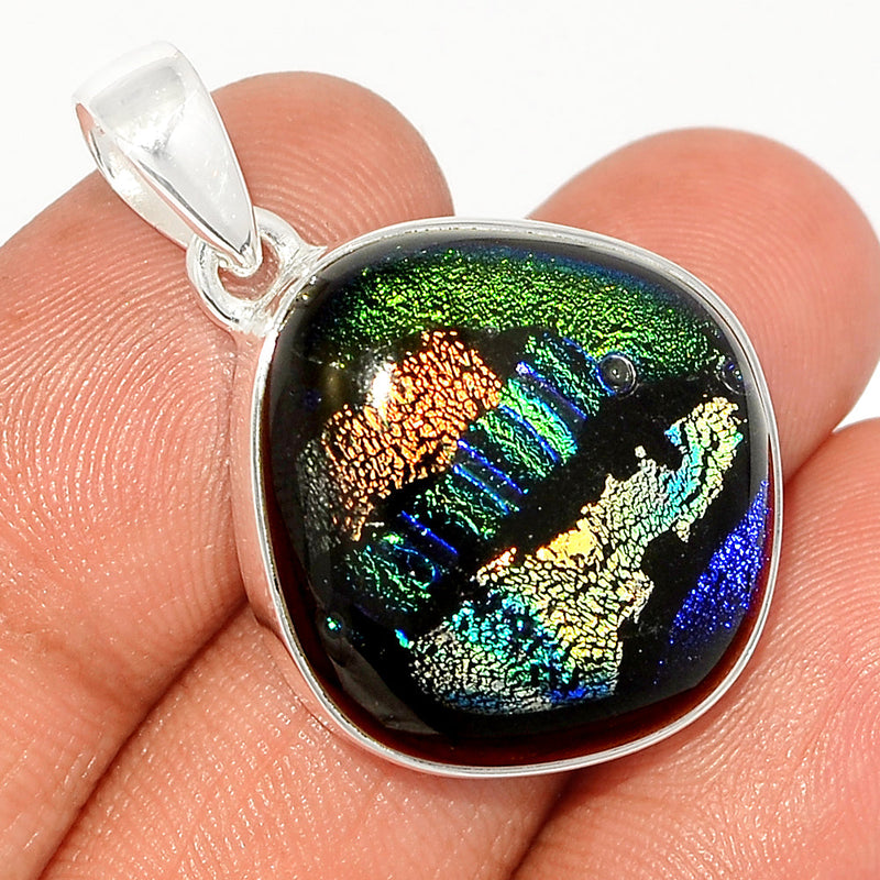 1.3" Dichroic Glass Pendants - DICP773