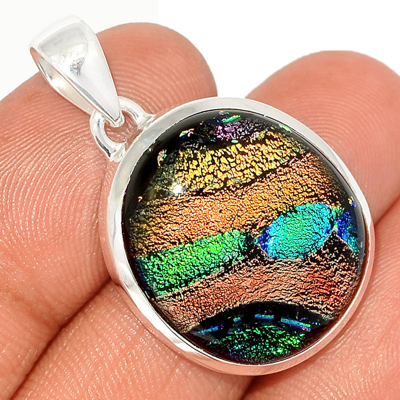 1.3" Dichroic Glass Pendants - DICP783