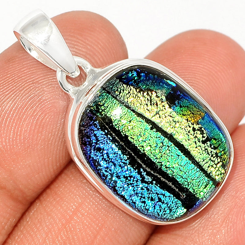 1.3" Dichroic Glass Pendants - DICP787