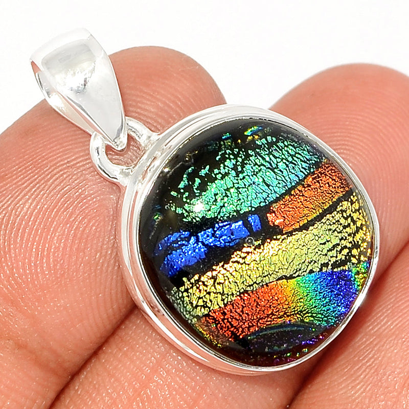 1.2" Dichroic Glass Pendants - DICP789