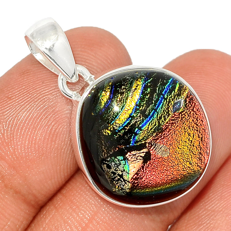 1.2" Dichroic Glass Pendants - DICP805