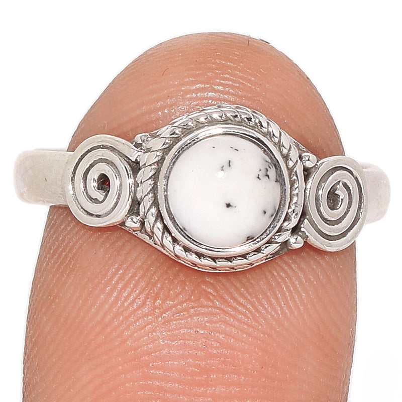 Small Filigree - Dendrite Opal Ring - DROR2104