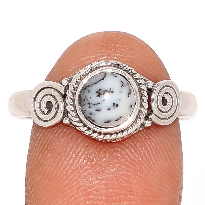 Small Filigree - Dendrite Opal Ring - DROR2105