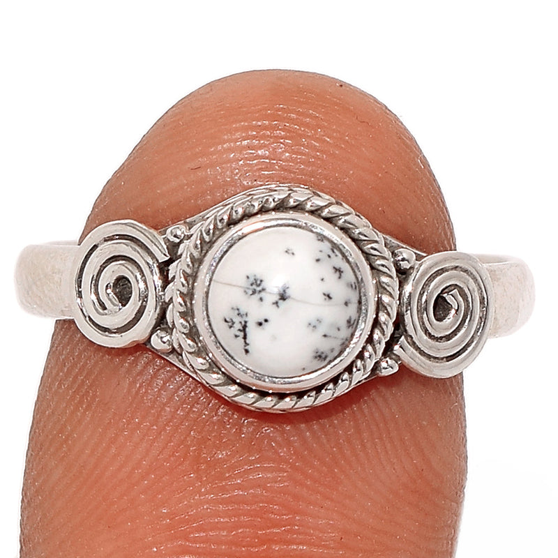 Small Filigree - Dendrite Opal Ring - DROR2117