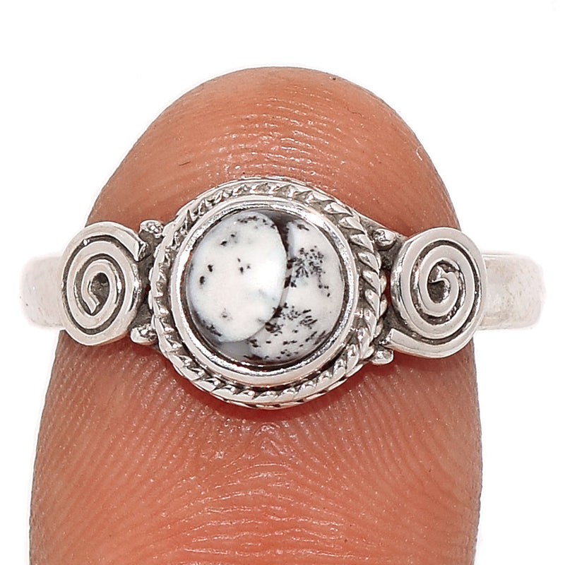 Small Filigree - Dendrite Opal Ring - DROR2119