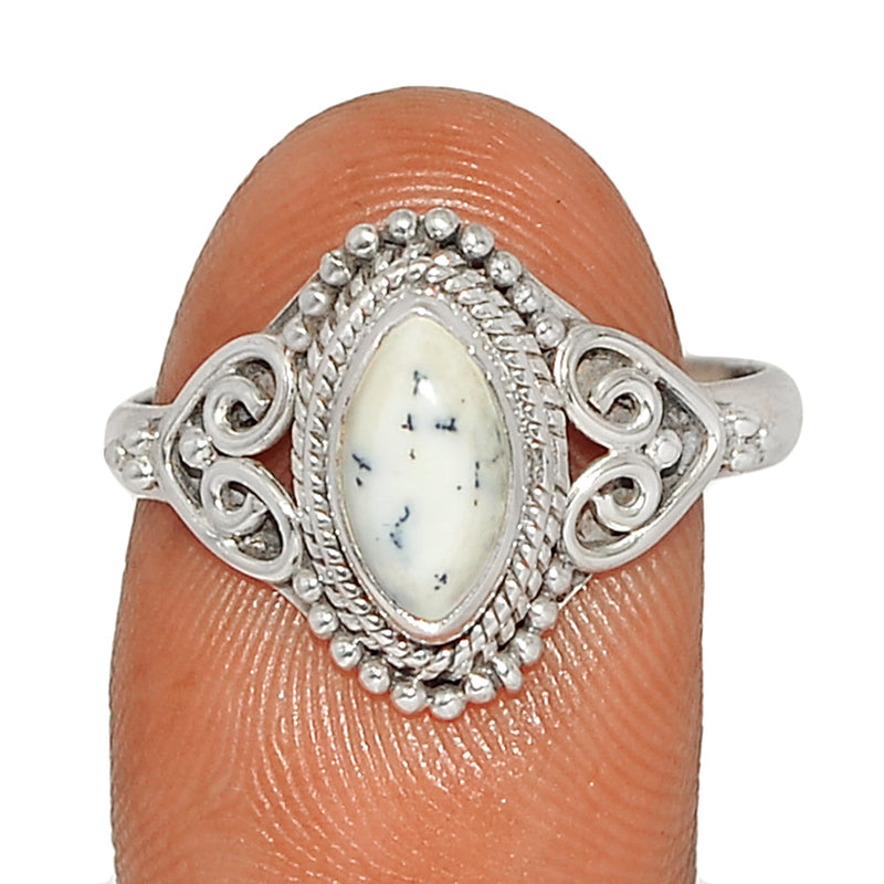 Small Filigree - Dendrite Opal Ring - DROR2584