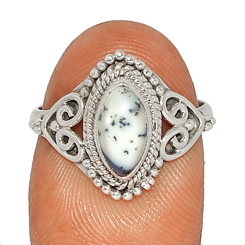 Small Filigree - Dendrite Opal Ring - DROR2588