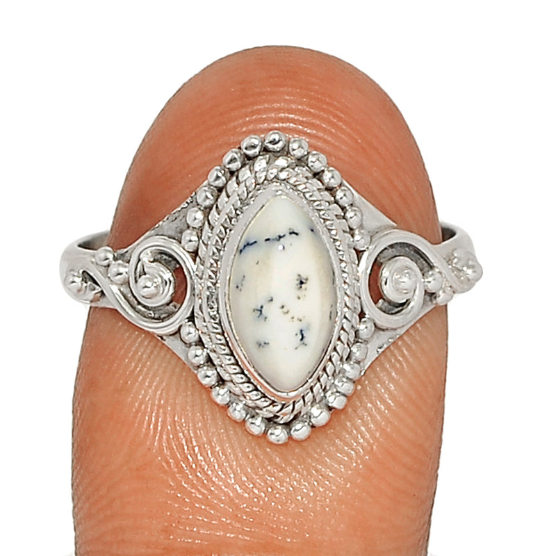 Small Filigree - Dendrite Opal Ring - DROR2590